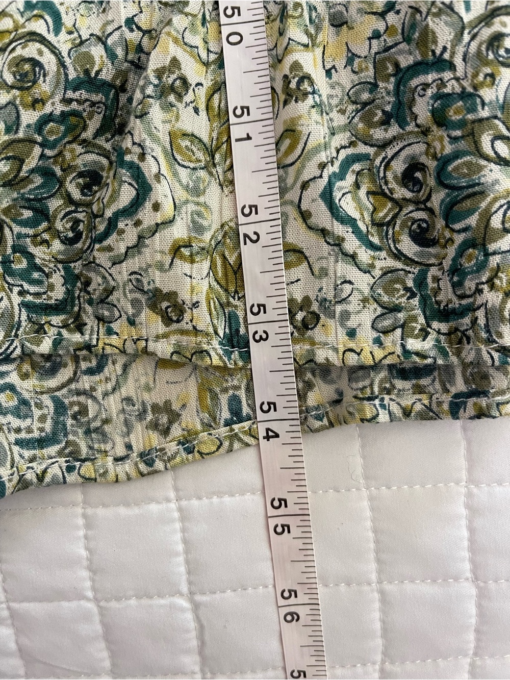 Angie Paisley Floral Tiered Maxi Dress Cottagecore Boho Size Small Coastal - Picture 9 of 9